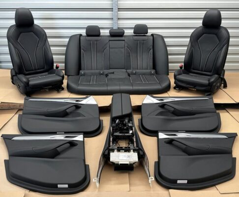 BMW 5 Series G30 LCI Complete Interior – Heated Sport Seats Dakota Black