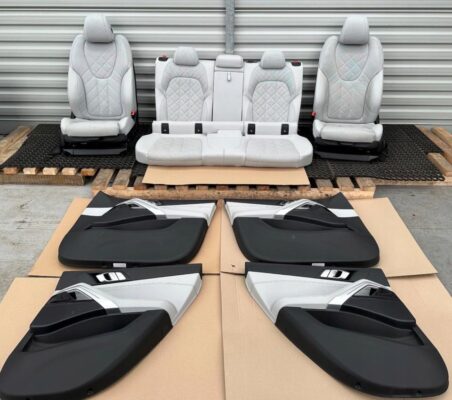 BMW X6 G06 LCI Complete Interior Seats – Leather Sensafin Silverstone