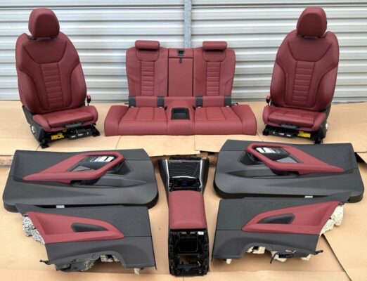 BMW 2 Series G42 Complete Interior – Heated Memory Seats Vernasca Tacora Red