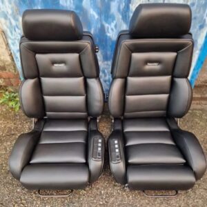 Original Recaro Classic C81 Seats – Black Leather