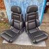 Original Recaro CSE Seats – Buffalo Black Leather Authentic Condition