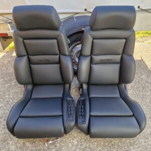 Original Recaro CSE Seats – Black Leather Like New Condition