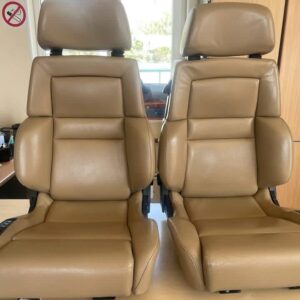 Recaro CSE Seats – Beige Buffalo Leather