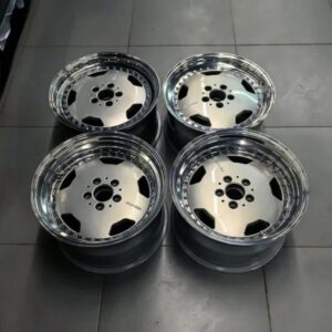 AMG Aero 3 R17 OZ Staggered Wheels Mint – W126 SEC126 E500E R129