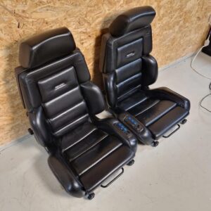 Original Recaro Classic C81 Seats – Buffalo Black Leather