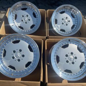 AMG 3-Piece R17 OZ Staggered Wheels – Perfect Condition Fits W124 E500 W126 W123 R129