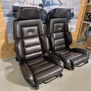 Original Recaro Classic C81 Seats –  Black Leather