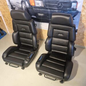 Original Recaro Classic C81 Seats – Black Leather