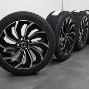 VW Ventura Winter Wheel Set – Gloss Black Polished Golf VIII CB1 CD1 CG5