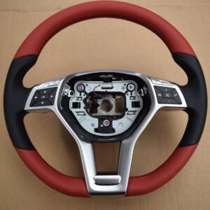 Mercedes Sport Steering Wheel R231 SL Leather Steering Wheel Red New