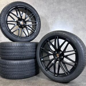 ORIGINAL 21 INCH PORSCHE MACAN III 95B Spyder SUMMER WHEELS