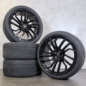 20 INCH AUDI RS4 RS5 8W B9 BLACK WINTER TIRES