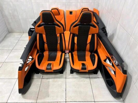 BMW M4 G82 Carbon Leather Seats Kyalami Orange/Black