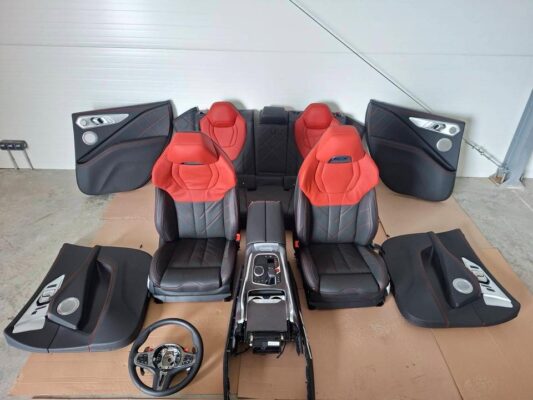 BMW G09 XM seats, complete interior leather set