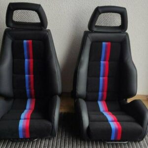 2 Recaro Ideal Seats LS BMW E9 E10 E21 E24 E28 E30 E34 restored