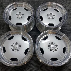 AMG R18 3-Piece Staggered Wheels – Brand New, Fits W126 SEC R129 W124