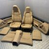 Porsche 911 992 Carrera Coupé Interior – Sand / Savanna Beige Leather, Heated Seats, Complete OEM