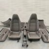 Porsche 911 991 Carrera Interior – Platingrau Platinum Grey Leather, Complete OEM Set