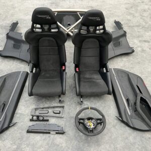 Porsche 911 991 GT3 RS Weissach Interior – Carbon Seats, Titanium Roll Cage, Steering Wheel, Complete