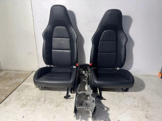 Porsche 911 991 Carrera Interior – Black Leather, Porsche Crest, Door Cards & Rear Bench | OEM 99152220900