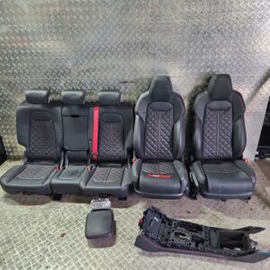 Audi Q8 SQ8 RSQ8 RS Recaro S-Line Seats – Leather, Red Stitching, Door Cards, Complete